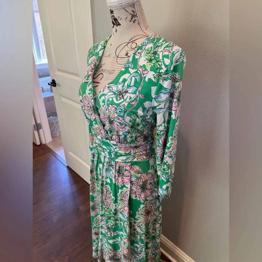 NWT Lilly Pulitzer high-low midi Dress - Picture 3 of 16